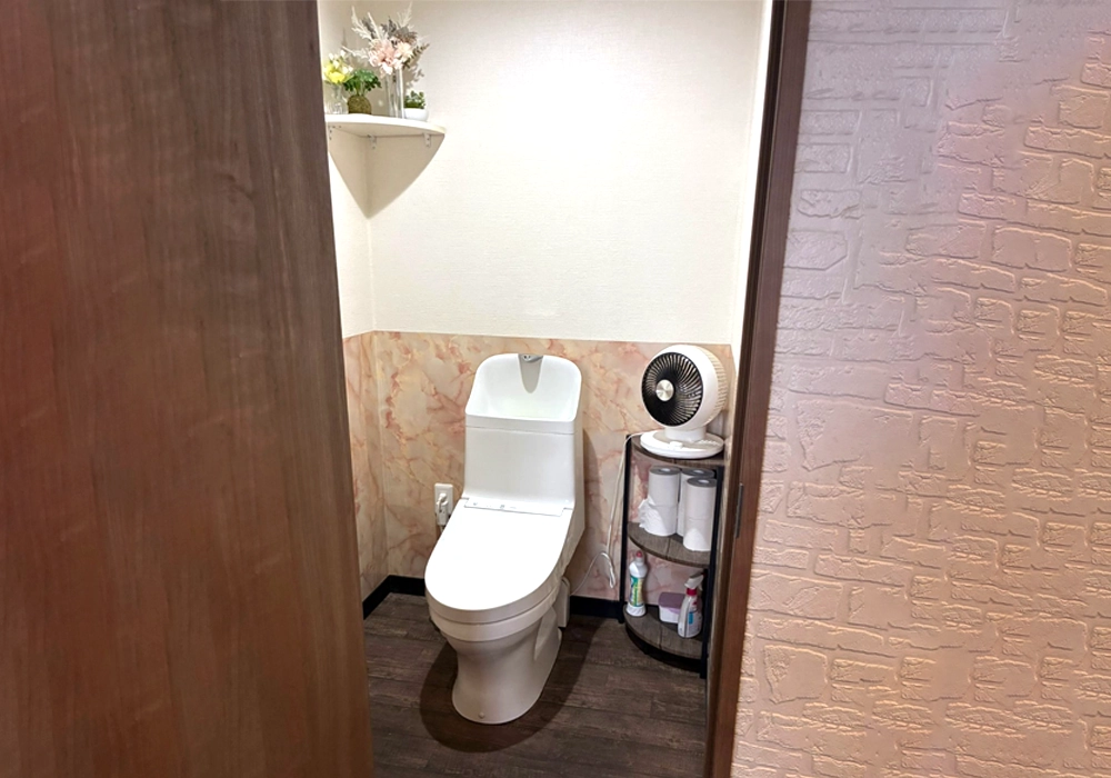 About Us toilet area